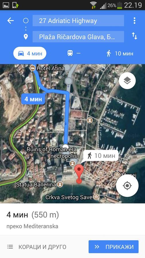 Iskra Apartman Budva Kültér fotó